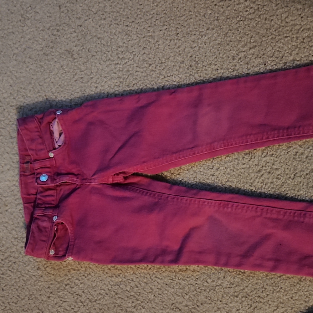 Girls Ralph Lauren Pink Jeans